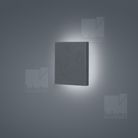 Helestra AIR  Wandleuchte Aluminium graphit