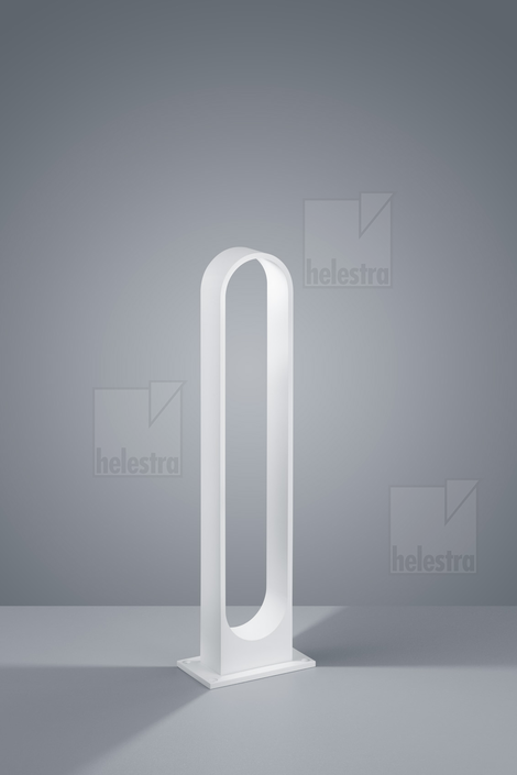 Helestra DRY  Pollerleuchte Aluminium mattweiß