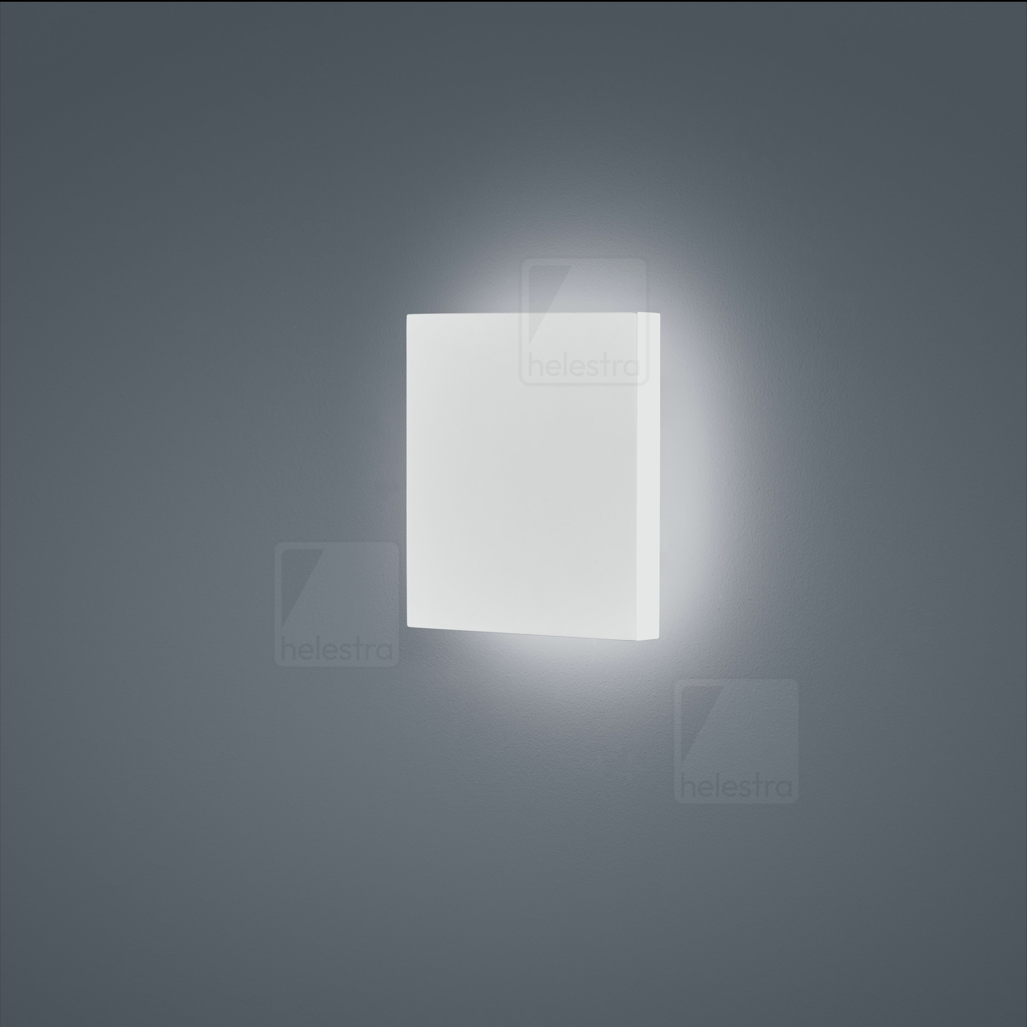 Helestra AIR  wall luminaire aluminium mat white