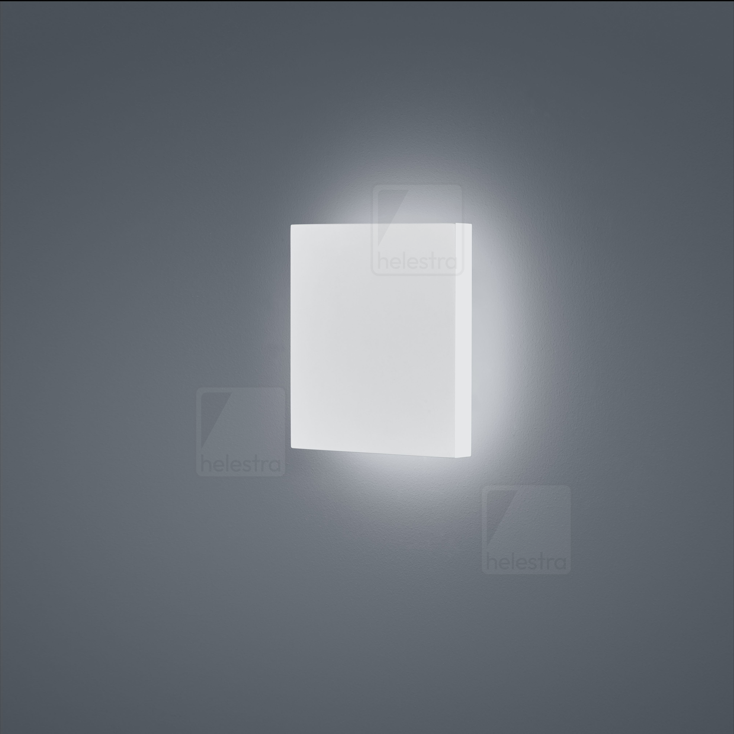 Helestra AIR  wall luminaire aluminium mat white