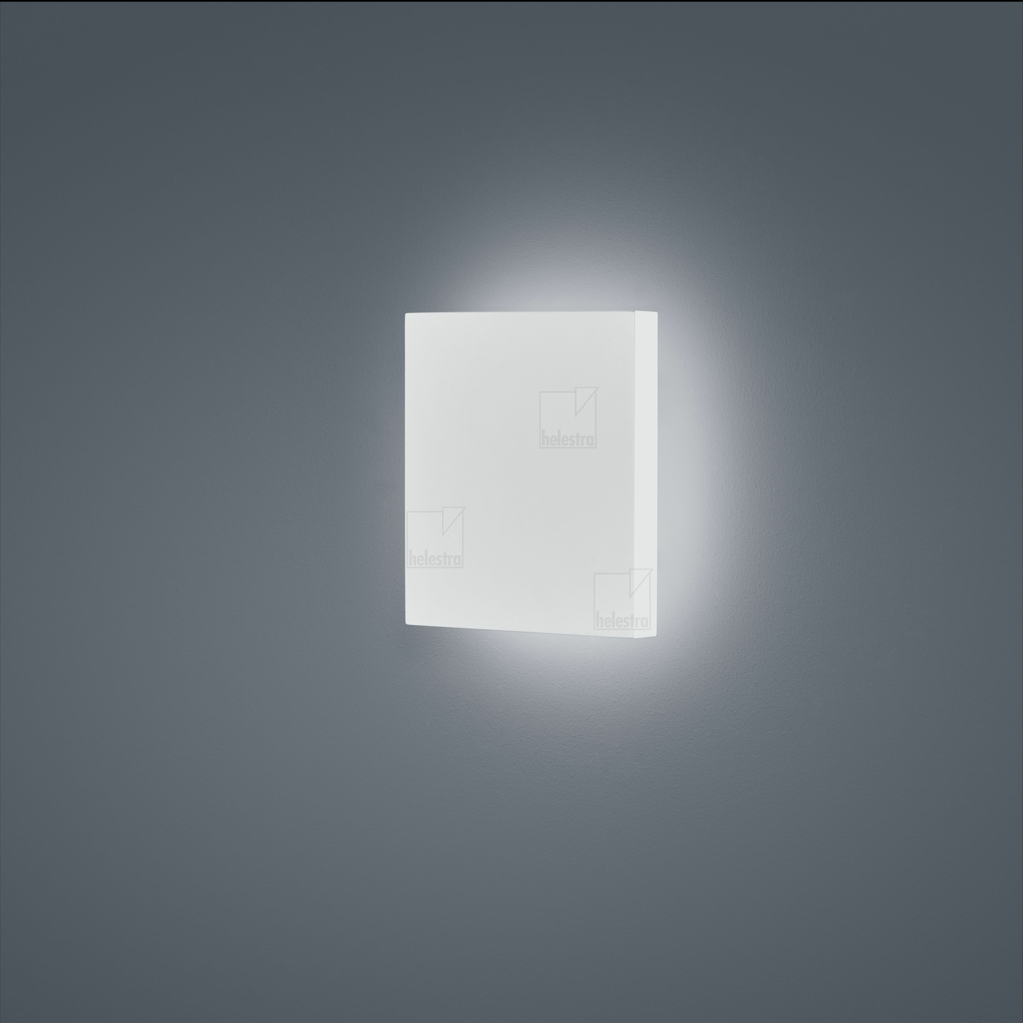 Helestra AIR  wall luminaire aluminium mat white