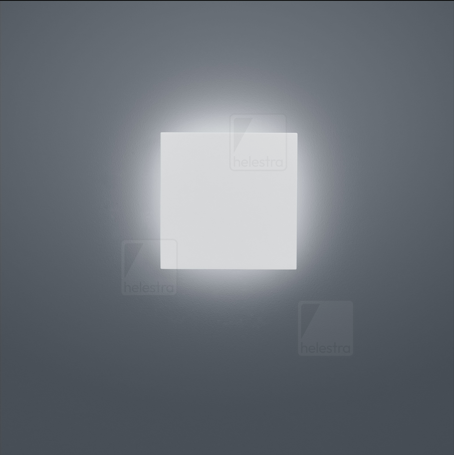 Helestra AIR  wall luminaire aluminium mat white