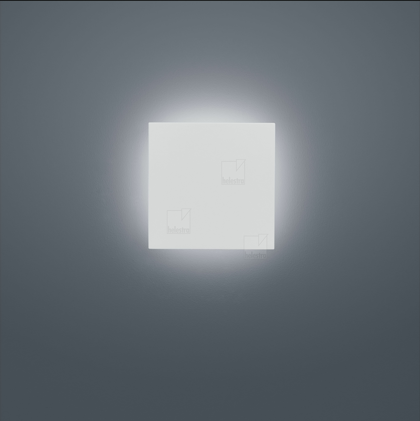 Helestra AIR  wall luminaire aluminium mat white