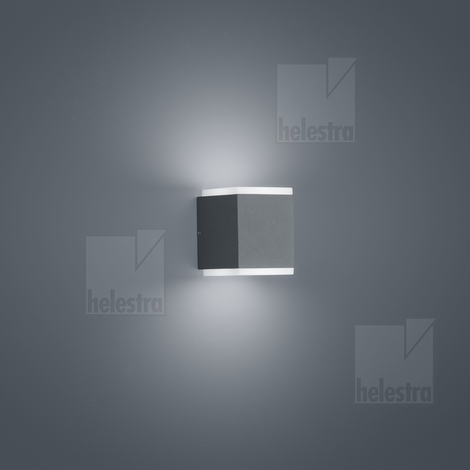 Helestra KIBO  wall luminaire aluminium graphite