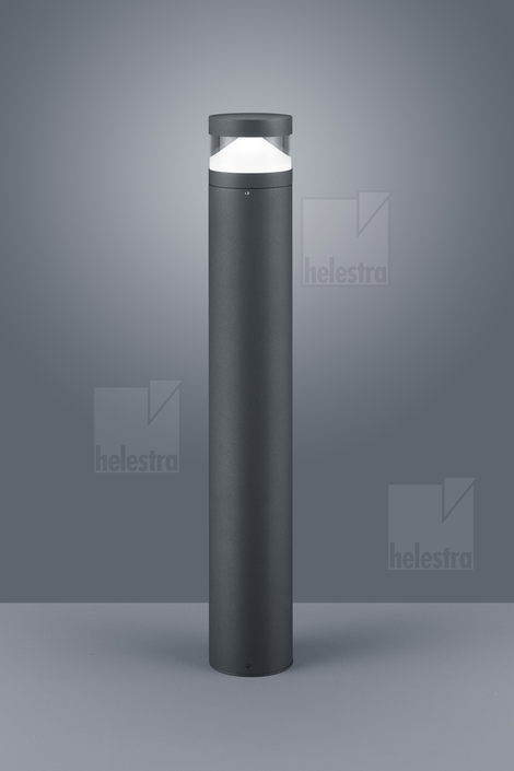 Helestra MONO  borne lumineuse aluminium graphite