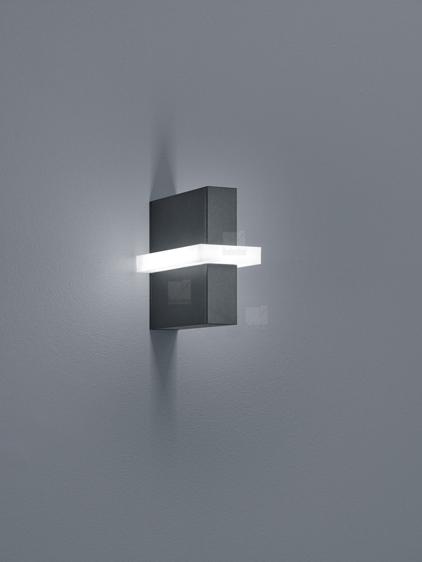 Helestra OKI  wall luminaire aluminium graphite