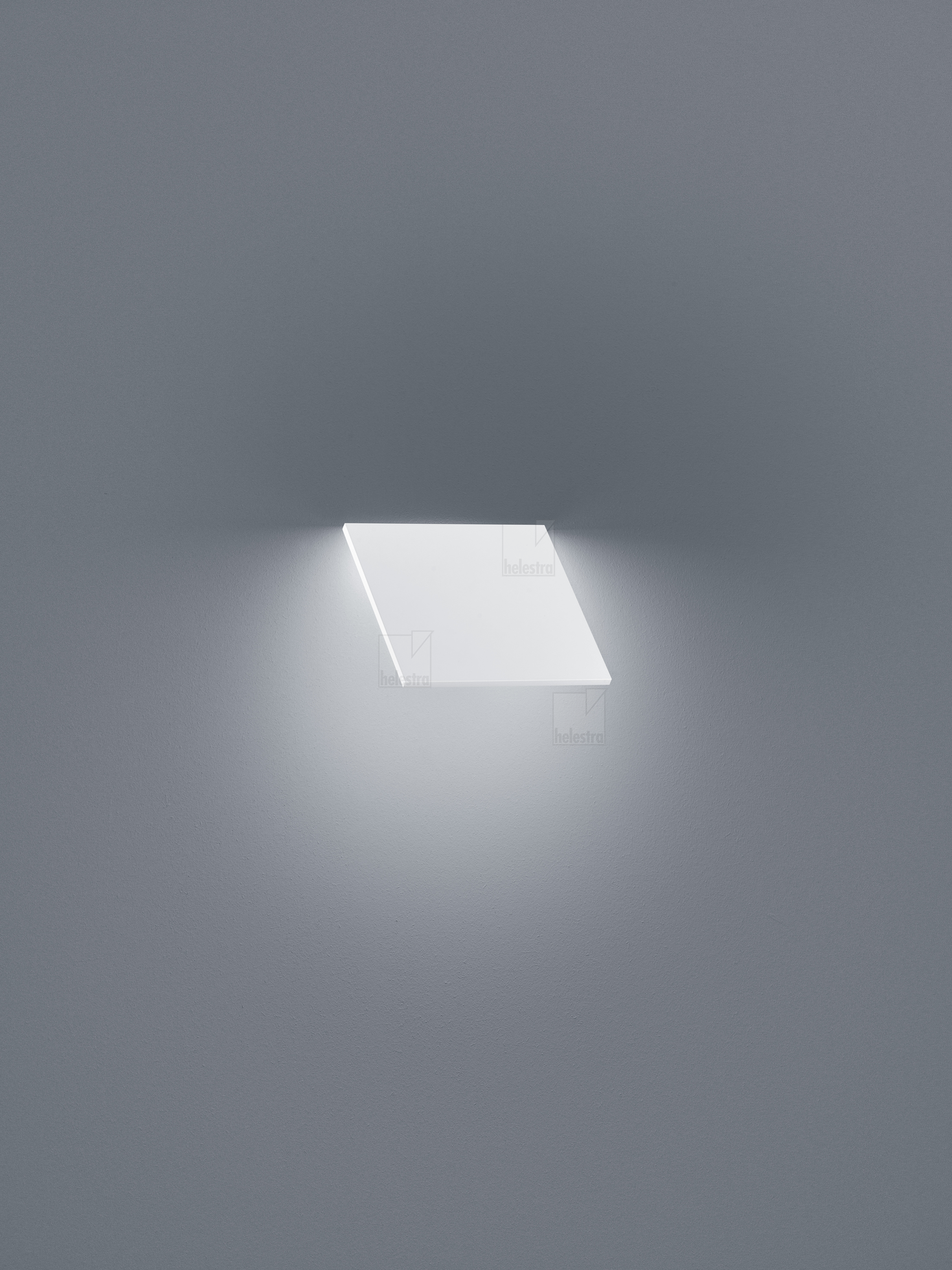Helestra META  Wandleuchte Aluminium mattweiß