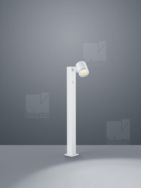 Helestra PART  Pollerleuchte Aluminium mattweiß