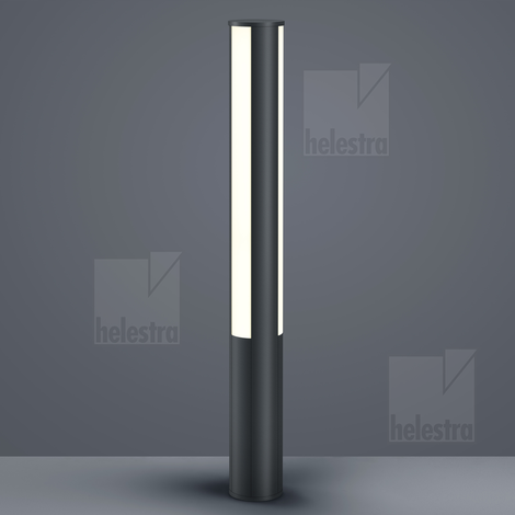 Helestra PIER  Pollerleuchte Aluminium graphit