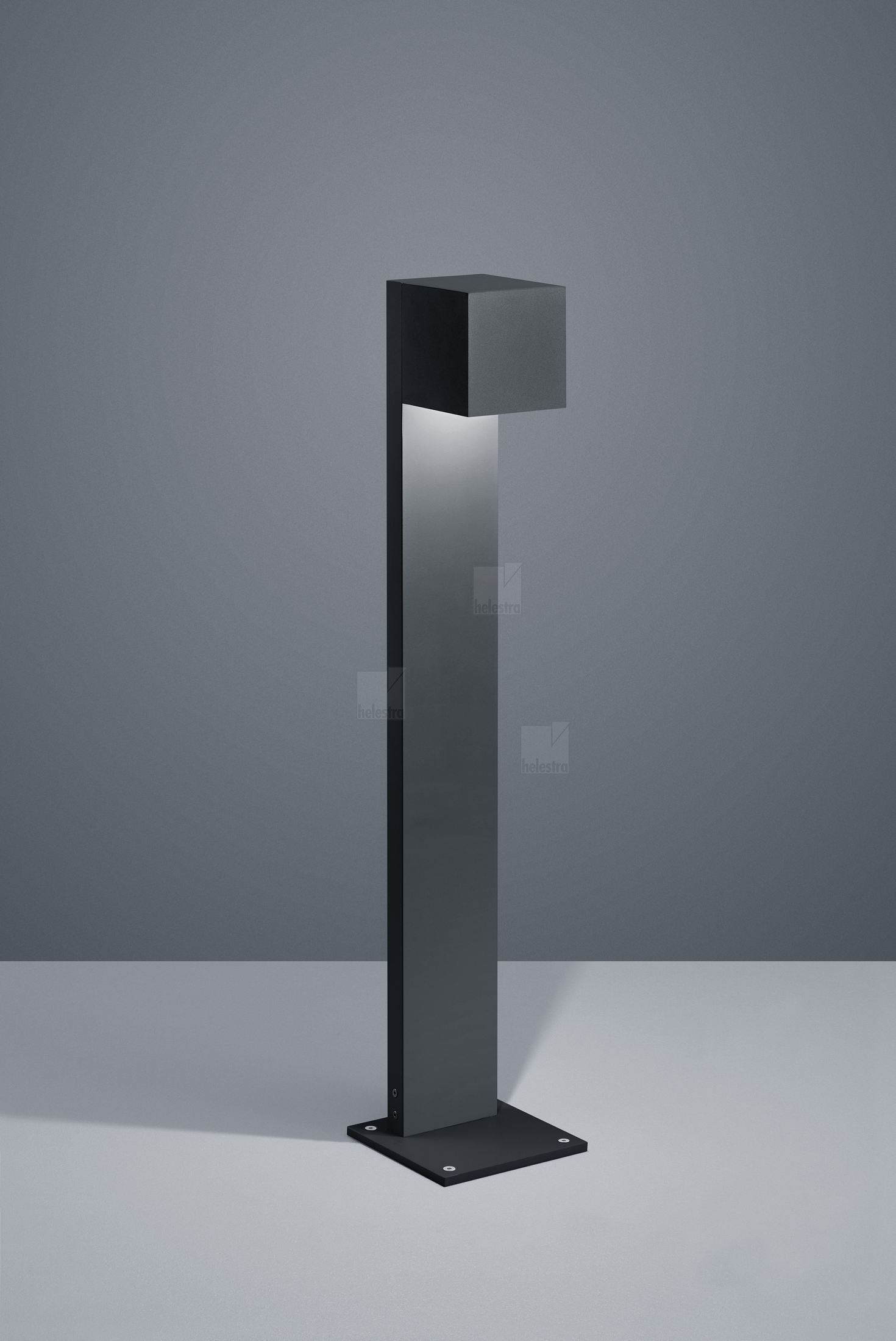 Helestra SIRI44  borne lumineuse aluminium graphite