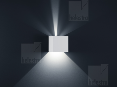 Helestra SIRI44-L  Wandleuchte Aluminium mattweiß