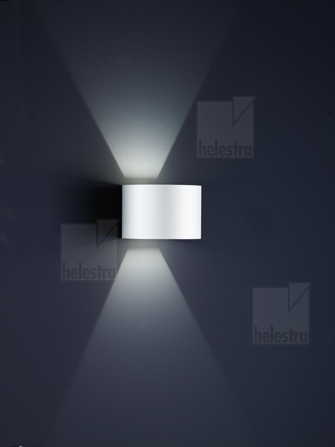 Helestra SIRI44-R  Wandleuchte Aluminium mattweiß