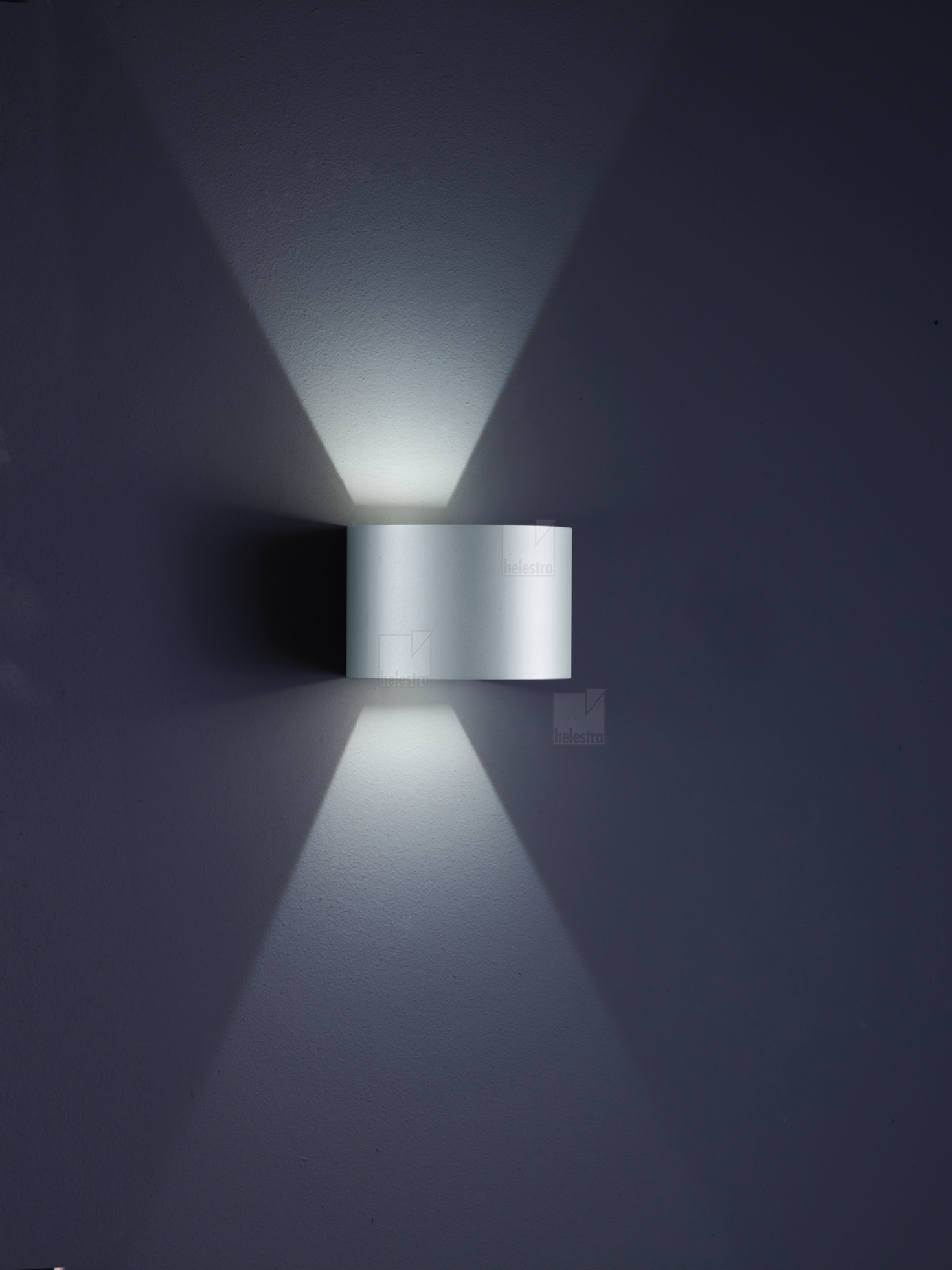 Helestra SIRI44-R  wall luminaire aluminium silver grey