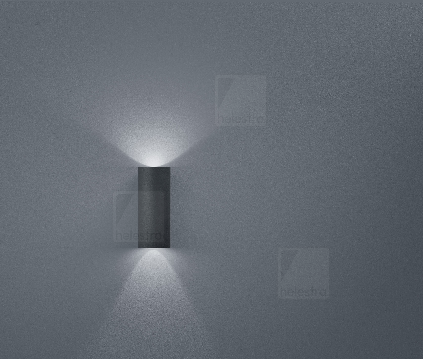 Helestra SWIFT  wall luminaire aluminium graphite