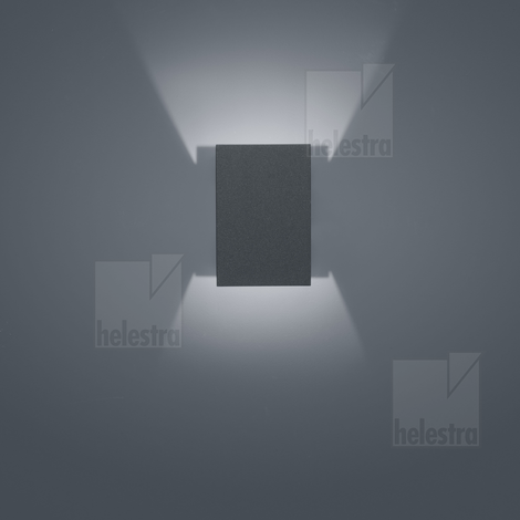 Helestra FREE  Wandleuchte Aluminium graphit