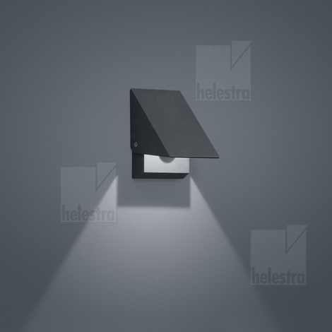 Helestra FREE  Wandleuchte Aluminium graphit