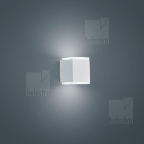 Helestra KIBO  wall luminaire aluminium mat white