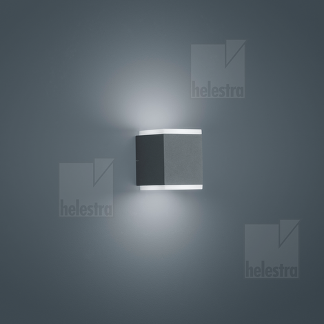 Helestra KIBO  wall luminaire aluminium graphite
