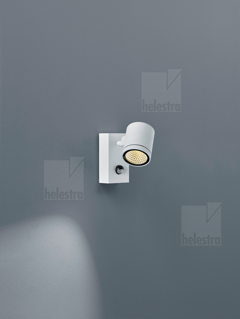 Helestra PART  wall luminaire aluminium mat white