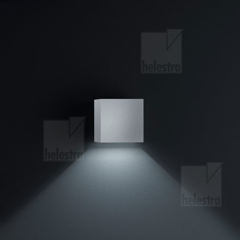 Helestra SIRI44-L  wall luminaire aluminium nickel mat