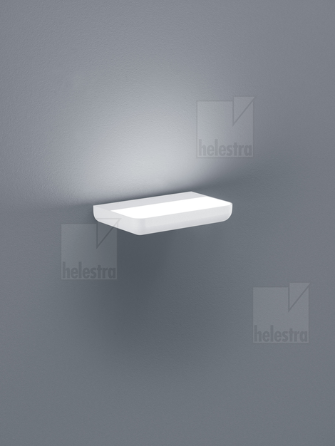 Helestra SNAP  Wandleuchte Aluminium-Guss mattweiß