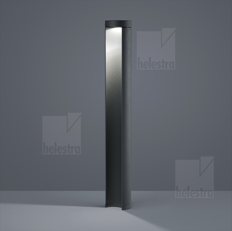 Helestra SKY  Pollerleuchte Aluminium graphit