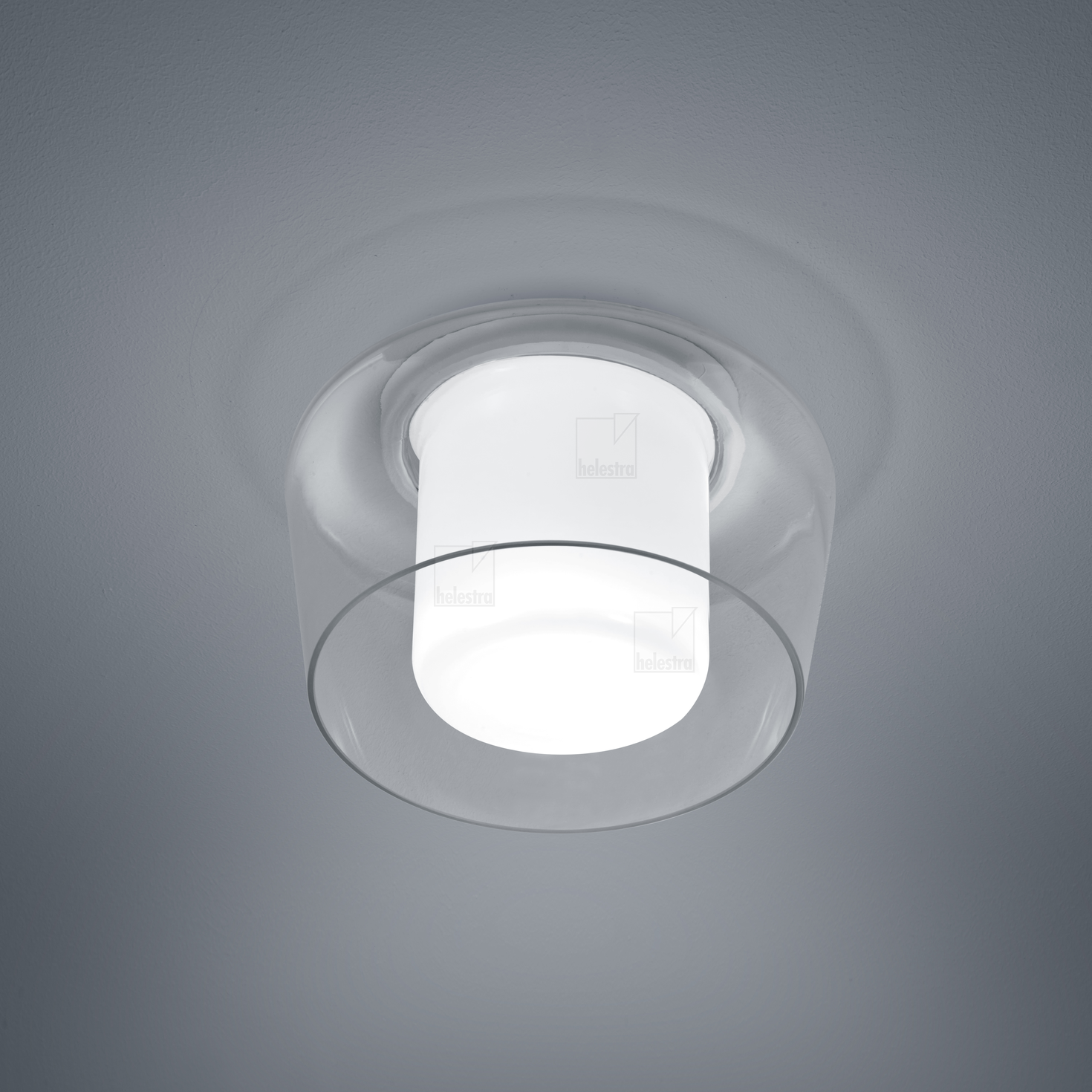 Helestra CANIO  ceiling luminaire steel mat white