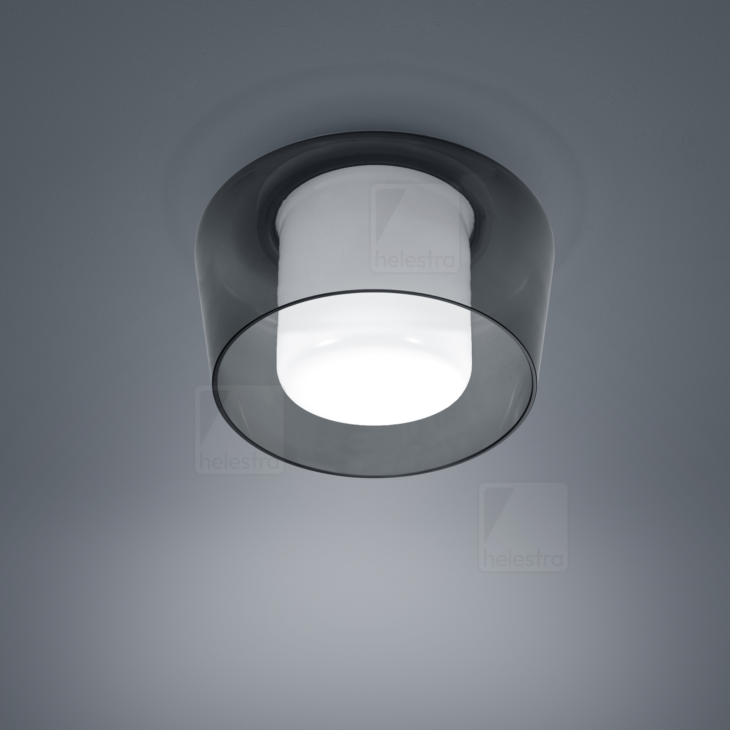 Helestra CANIO  ceiling luminaire steel mat white