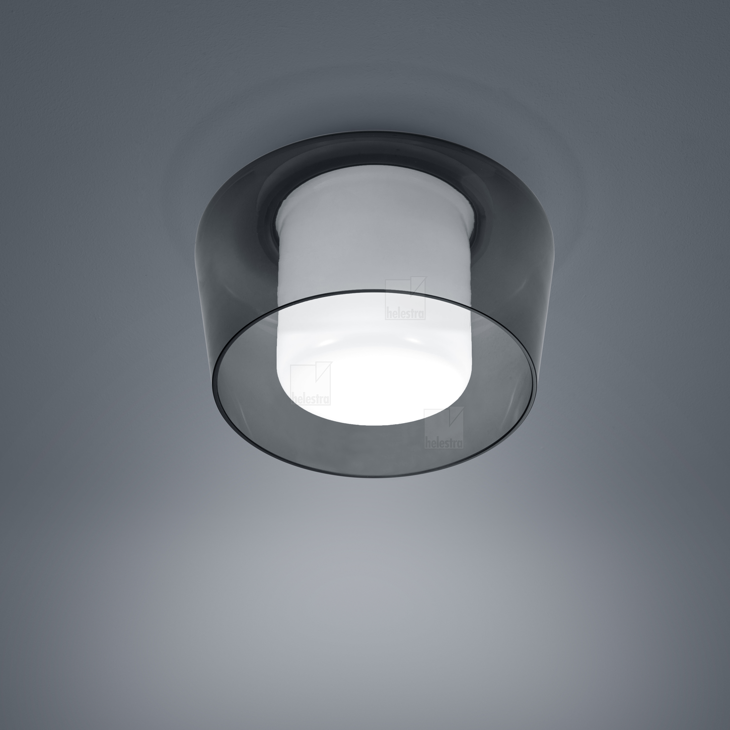 Helestra CANIO  ceiling luminaire steel mat white
