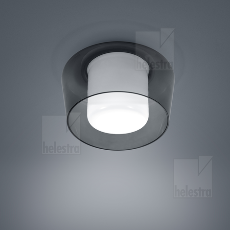 Helestra CANIO  Plafonnier Acier blanc mat