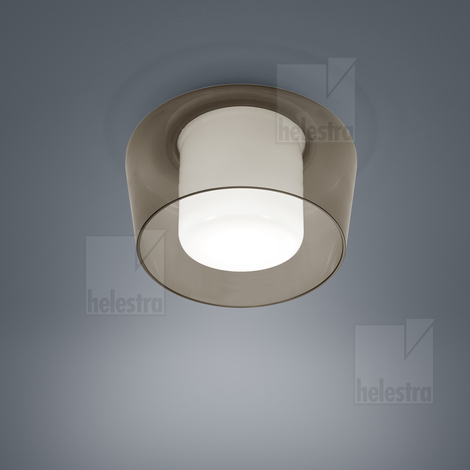Helestra CANIO  Plafonnier Acier blanc mat
