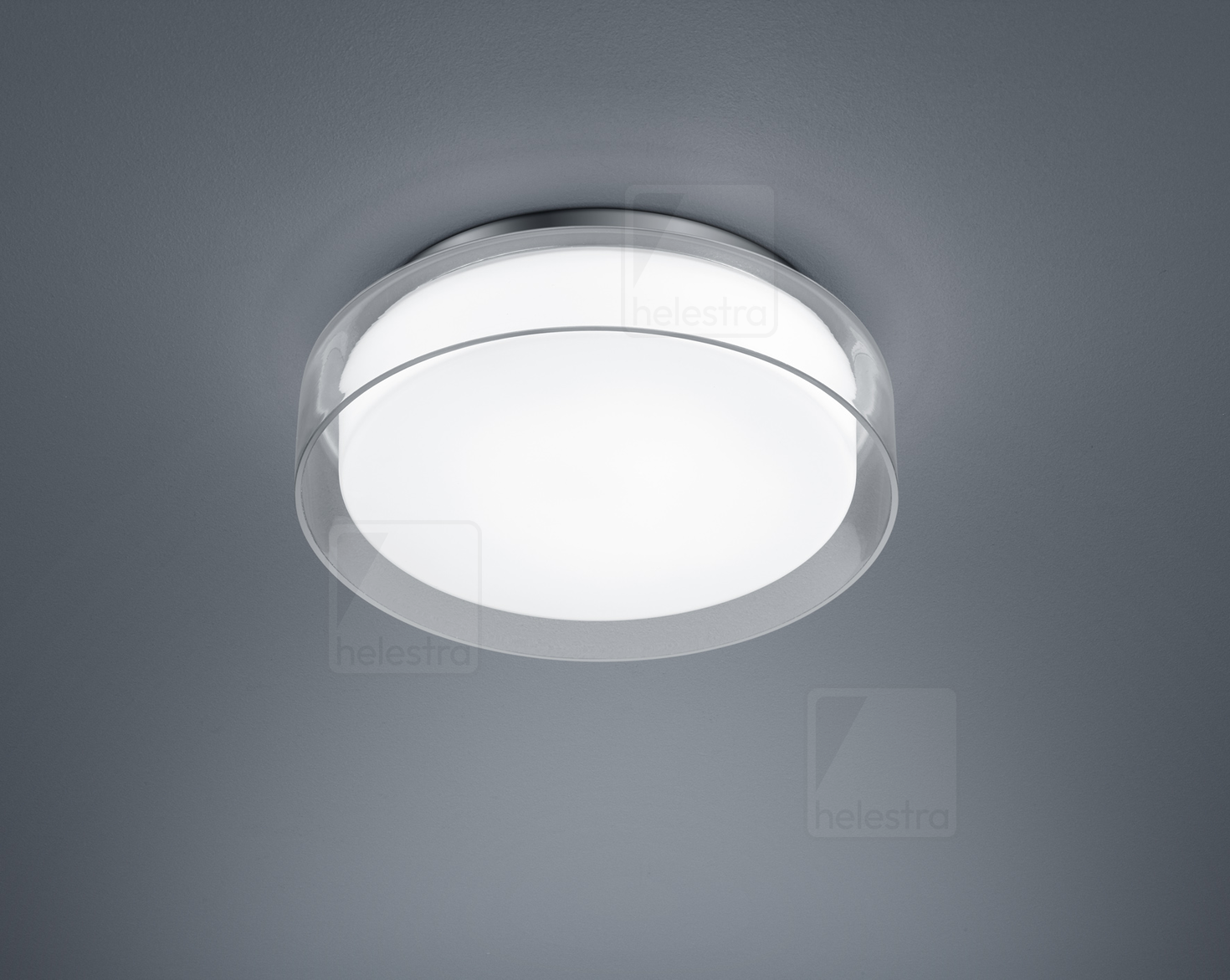Helestra OLVI  ceiling luminaire steel chrome