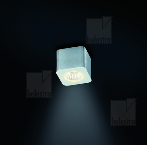 Helestra OSO  ceiling luminaire aluminium aluminium mat