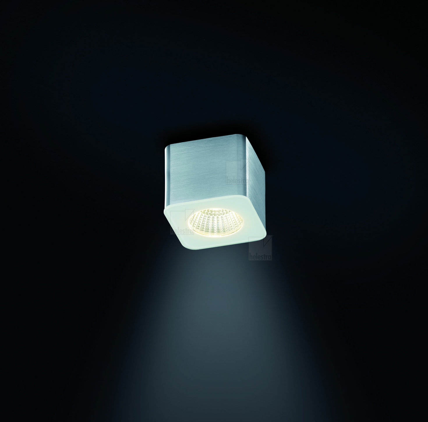 Helestra OSO  ceiling luminaire aluminium aluminium mat