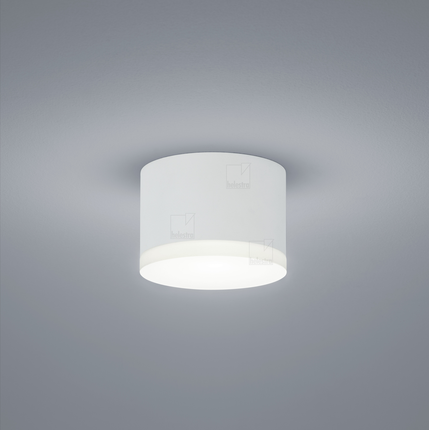 Helestra PALA  lampada soffitto alluminio bianco opaco