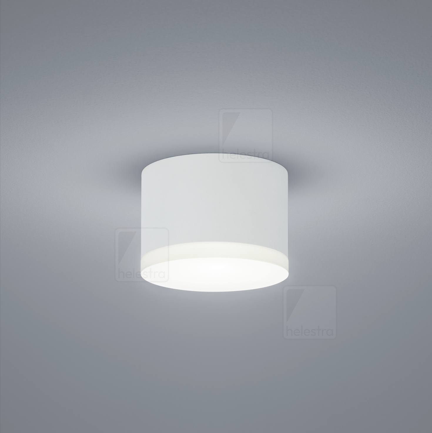 Helestra PALA  Plafonnier aluminium blanc mat