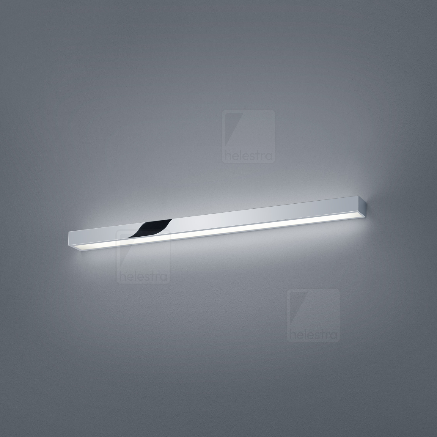 Helestra THEIA  lampada a parete acciaio cromato