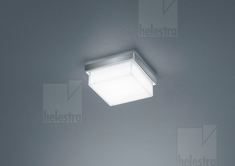 Helestra COSI wall/ceiling-luminaire steel chrome