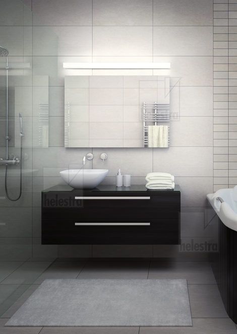 Helestra LADO Wand-/Deckenleuchte Aluminium chrom