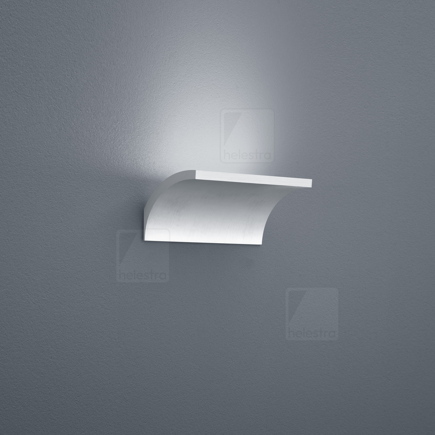 Helestra ADEO  wall luminaire aluminium nickel mat