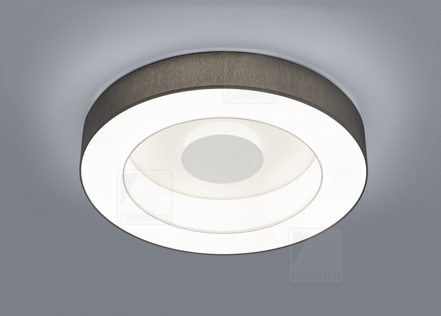 Helestra LOMO  Plafonnier Acier blanc mat