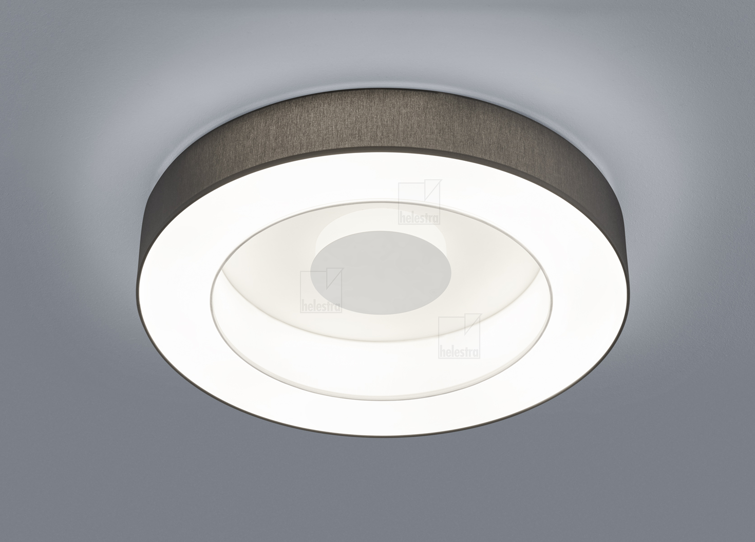 Helestra LOMO  lampada soffitto acciaio bianco opaco