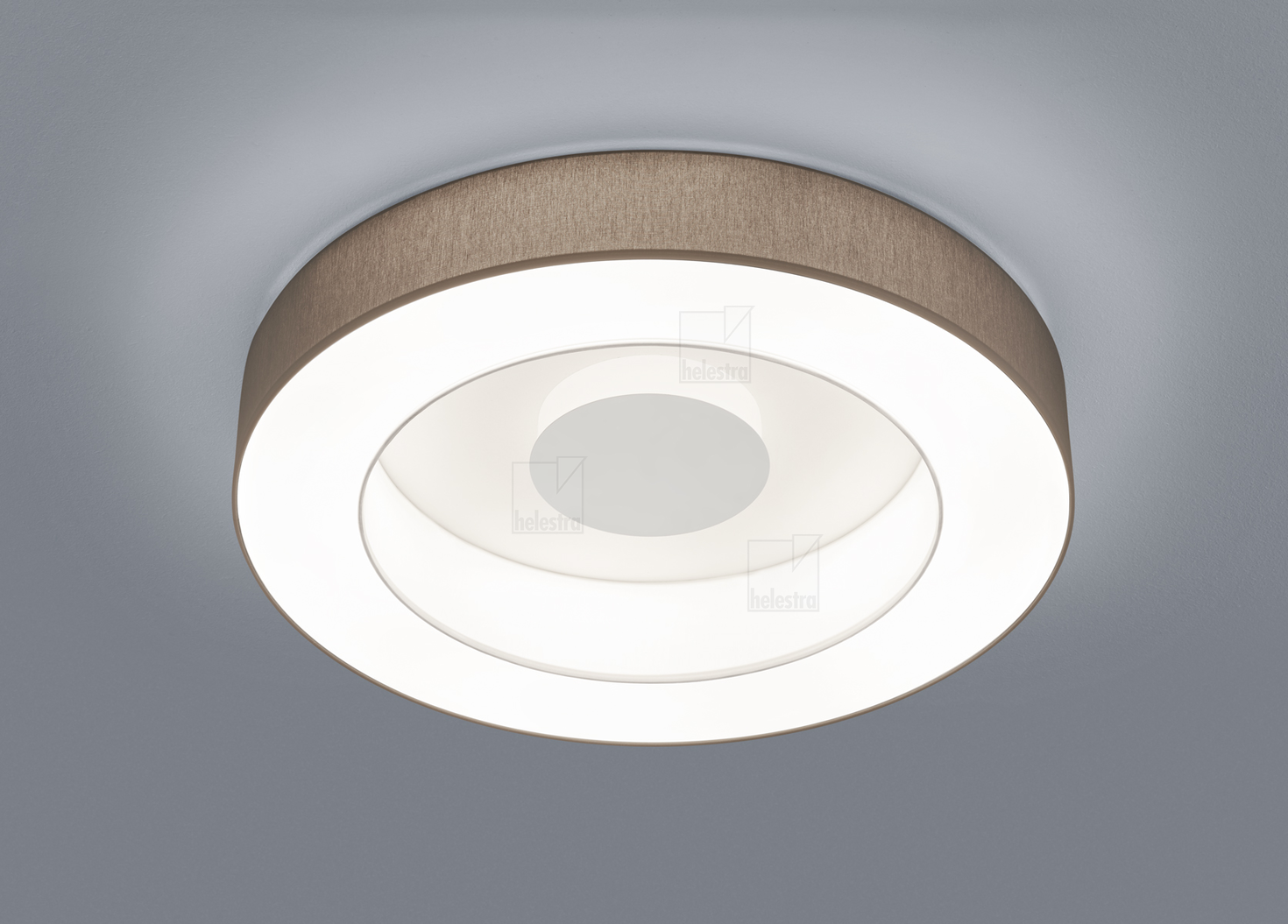 Helestra LOMO  lampada soffitto acciaio bianco opaco