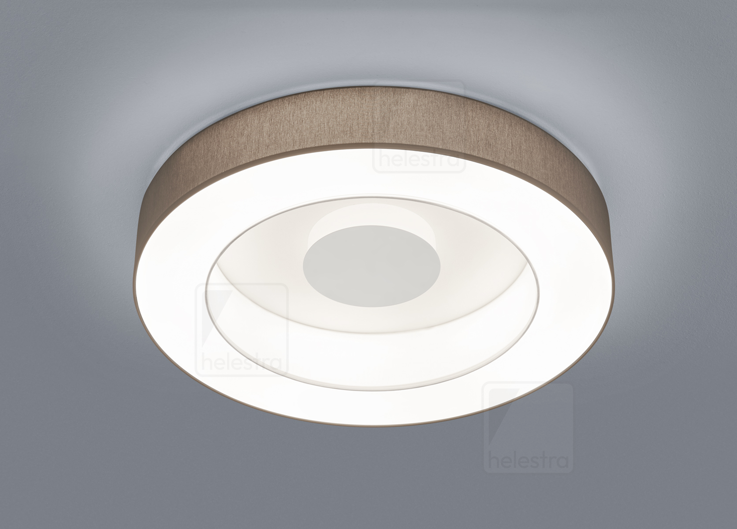 Helestra LOMO  Plafonnier Acier blanc mat