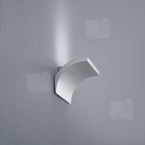 Helestra ADEO  wall luminaire aluminium nickel mat