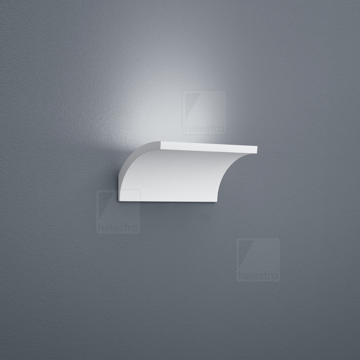 Helestra ADEO  wall luminaire aluminium mat white