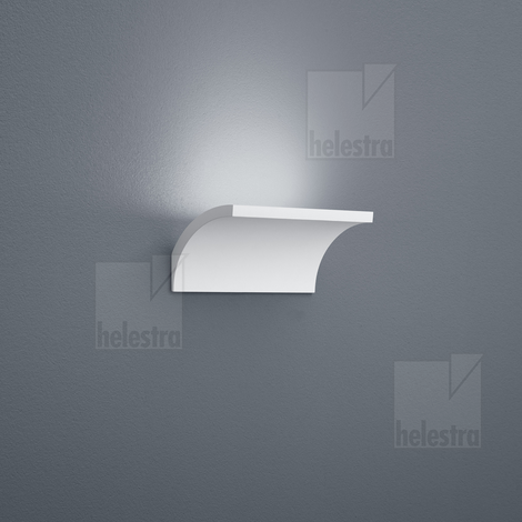 Helestra ADEO  Wandleuchte Aluminium mattweiß