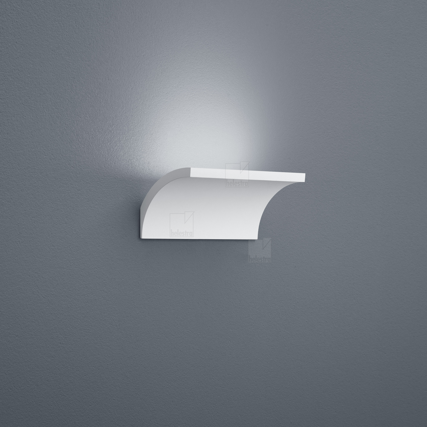 Helestra ADEO  applique aluminium blanc mat