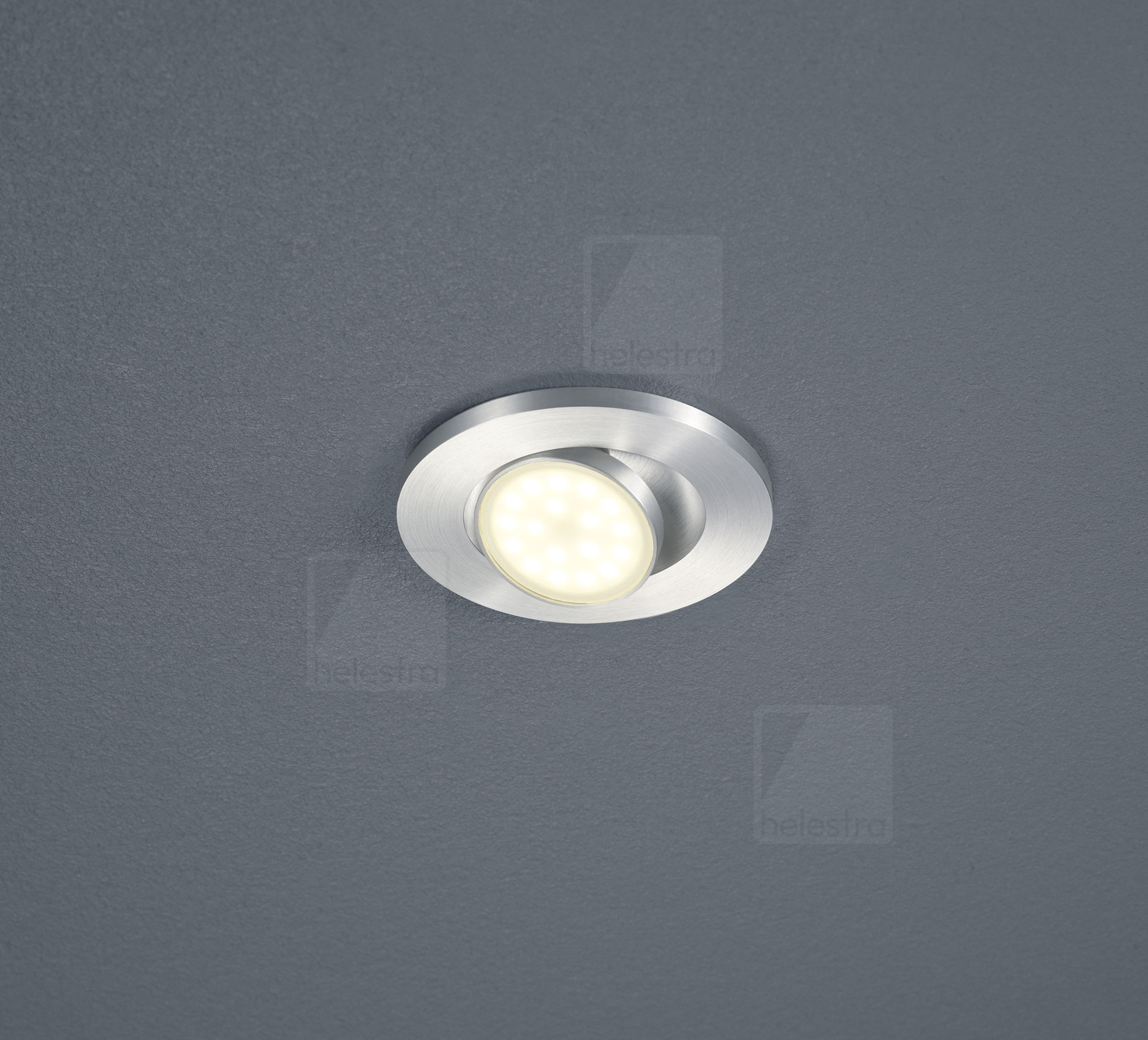 Helestra ONTO  Plafonnier encastré luminaire mural encastré  aluminium mat