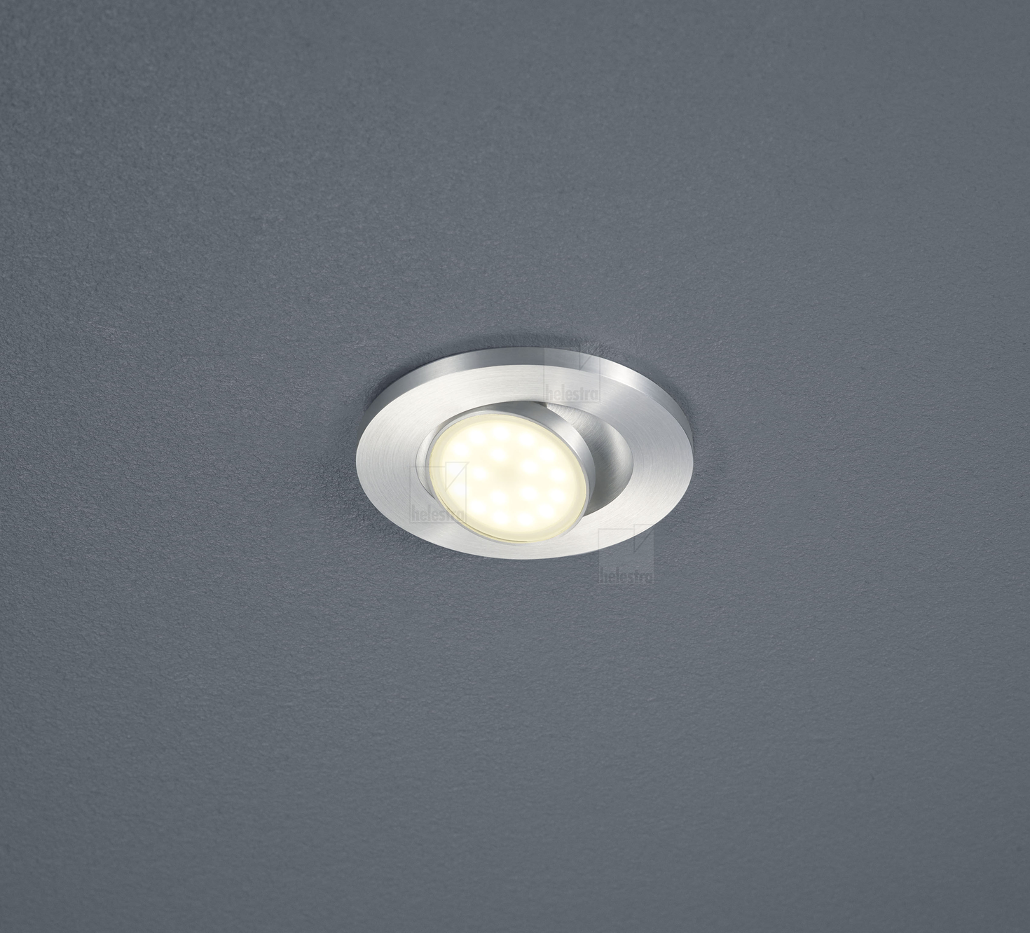 Helestra ONTO  Decken-Einbauleuchte Wand-Einbauleuchte  aluminium matt